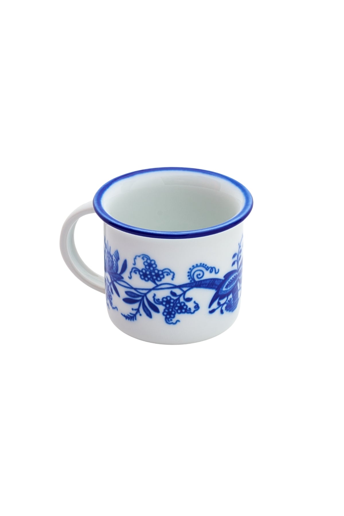 Cesky Porcelan Dubi Cibulak Küçük Kupa Mavi